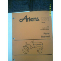 Ariens 931 Series GT Hydrostatic Garden Tractor Parts Manual PM-31-94 (See Note)
