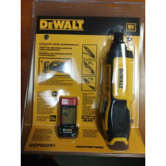 DeWALT DCF682N1 8V MAX 1/4-Inch 0-430 Rpm Gyroscopic Inline Screwdriver Kit NEW