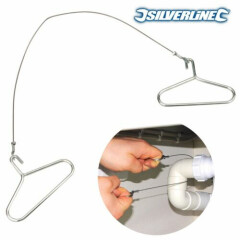 SILVERLINE METAL WIRE HAND SAW + SPARE BLADE Flexible Pipe Tubing Cutter Tool