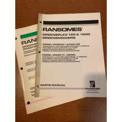 Ransomes Greensplex 160 D Greens Mower Parts Manual 898850C 898851C Greensmower