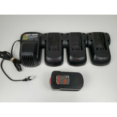 Black & Decker OEM 598025-00 18 Volt 3Port Battery Charger Station + 1 Battery 
