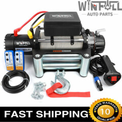  NEW ELECTRIC WINCH 12V 4x4 13500lb RECOVERY- OFF ROAD - WIRELESS WINFULL BRAND 