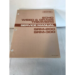 ECHO Weed & Grass Trimmer Dealership Service Manual SRM-200, SRM-300