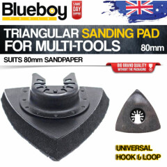 Triangular Sanding Pad for Oscillating Multi Tool Saws | Hook and Loop | Blueboy