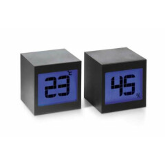 Philippi Two - Magic Cube Clock Temperature & Feuchtigkeitsanzeige New/Boxed