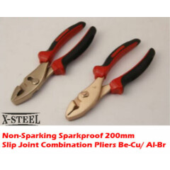 Non-Sparking Sparkproof Slip Joint Combination Pliers Be-Cu/ Al-Cu Certified