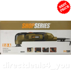 Shop Series Rockwell Oscillating Tool Corded 10 Feet 2 Amp Variable Speed 120V