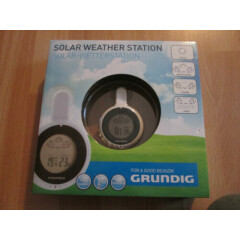 Grundig solar weather station indoor and out thermometer hygrometer 