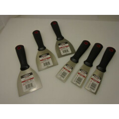 Hyde Value Series 6pc Bundle 1.5" Putty Knives & 3" Joint Knives Flex Blades New