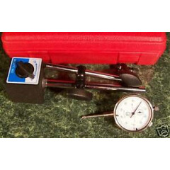 0 to 1 inch DIAL INDICATOR GAUGE with MAGNETIC BASE + CASE