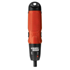 BLACK+DECKER Powered Screwdriver 6-Volt Hex Electric Cordless Brushed Power Tool