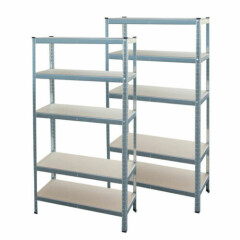 2stk Heavy Duty Shelf 875kg Basement Shelving Storage Shelving Unit 180x90x40cm Shelf ~ 