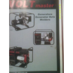 Voltmaster G,V,VX,LV,A,LA,AE,AB Series Generators / Welders Manual / Parts List 