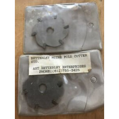 Betterley Mitre Fold Cutters STD Blades X2 New