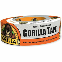 Gorilla Glue White Duct Tape, 1.88" x 30 yd, 602503