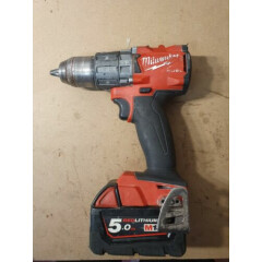 Milwaukee Hammer Drill Driver M18 fuel Gen 3 battery 5ah included