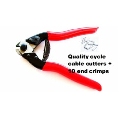 RDK Steel Wire Bike Brake gear Cables Cutters Cutting Plier with 10 End Ferrules