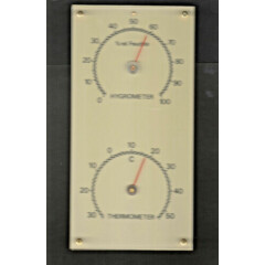 Older 2er Weather Station Hygrometer + Thermometer 23 CMM, GERMAN BRAND 