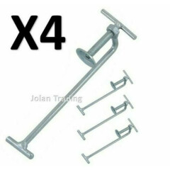 4 X 175mm T-Type Bricklaying Profile Clamp Zinc Plated Prevent Corrosion 5596