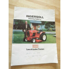 Ingersoll / Case Lawn Garden Tractor Planning Guide