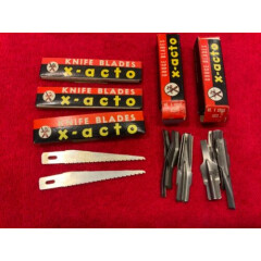 X-acto KNIFE BLADES 216 TOTAL BLADES ALL NEW ORIGINAL PACKAGES 
