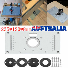 Aluminium Router Table Insert Plate Woodworking Benches Wood Trimmer Tools FAST