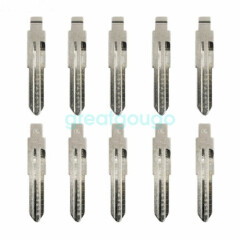 10PCS 06#NSN11 Engraved Line Key Blade Blank Scale Shearing Teeth for Old Nissan
