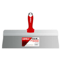 LEVEL5 16" 'Big Back' Stainless Steel Taping Knife with Soft Grip Handle