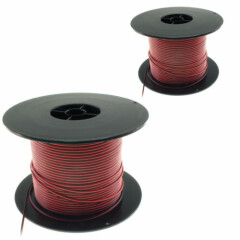 2-way PVC Light dovereduty Wire Cable 22 & 26 AWG Flat-UK Seller 