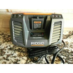 NEW RIDGID 9.6-18 VOLT GEN5X DUAL CHEMISTRY LITHIUM ION BATTERY CHARGER R840095
