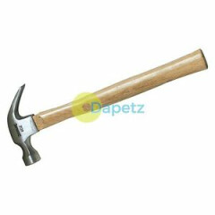 Hardwood Claw Hammer - 8Oz (227G) Strong Forged Steel Nail Pulling DIY