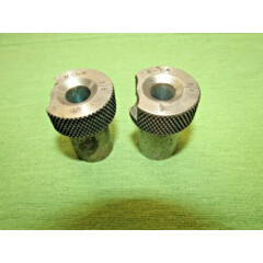 Pair of Vintage 3/8" Drill Bit Bushings - Marked R-54 w/ an A inside an Oval