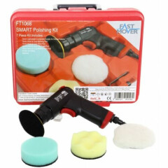 Fast Mover Tools, Air Polisher, 75mm, Composite Handle, 7pc Kit