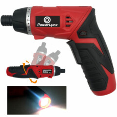 Electric 3.6V Lithium Ion Cordless USB Rechargeable Screwdriver Drill Torch Set