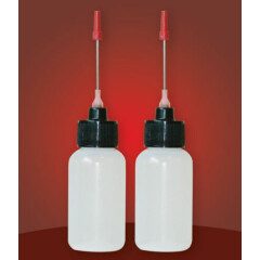 2-1 OZ bottles with stainless needle tip for Oiling Air Tools/Ratches