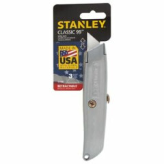 Stanley Classic 99 6 in. Retractable Utility Knife Gray 1 pk 10-099