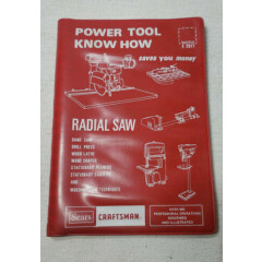 SEARS CRAFTSMAN POWER TOOL KNOW HOW SAW LATHE DRILL SHAPER WOODWORKING TECH BOOK