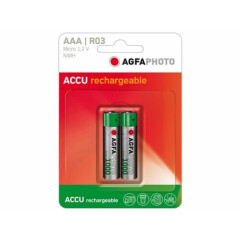 AAA 2x Micro Powerakku Agfa Photo Micro Battery HR03 Nimh-Accu 900mAh