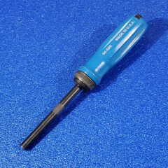 ARMSTRONG RATCHETING SCREWDRIVER P/N 66-580 MAGNETIC TIP FOR 1/4 SHAFT BITS 