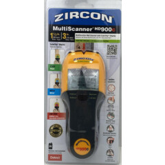 Zircon HD900C MultiScanner Wall Scanner Stud Finder, Multi-Color Display