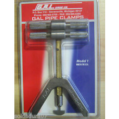 Fixed pipe clamp for gauge welding tube mod 1-made in usa by gal gage vingtage 