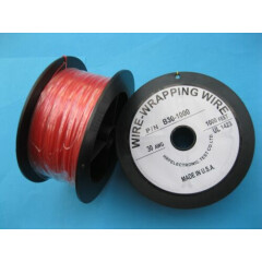 1 roll 1000ft 30AWG Wire-Wrapping Wire Sliver Plated Copper Color = any of 10