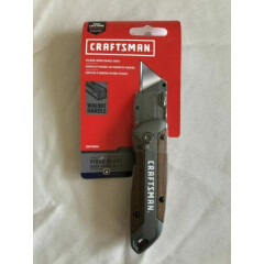 NEW CRAFTSMAN Walnut Wood Handle Metal Lockback Folding Utility Knife 10584