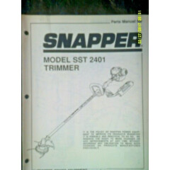 Snapper SST2401 String Trimmer 1991 Parts Manual #06416