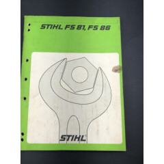 STIHL SERVICE Repair Shop MANUAL FS 81, 86, Original OEM Genuine B