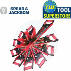 10x Spear & Jackson 22" Predator Universal Handsaws S&J RED Hand Saw 10Pk
