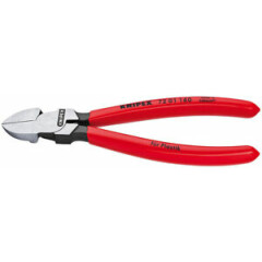 Knipex 7201140 Diagonal Cutter For Plastics Plastic Coated 5 1/2 In