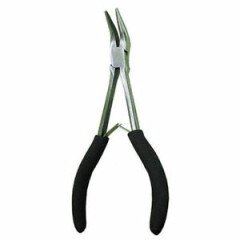 6-1/2" Mini Bent Nose Pliers with Smooth Jaws