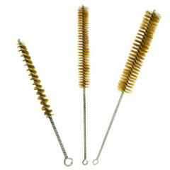 1/2" / 3/4" / 1" Wire Brush Brass Wire Cleaning Pipe / Hole / Bore Cleaner