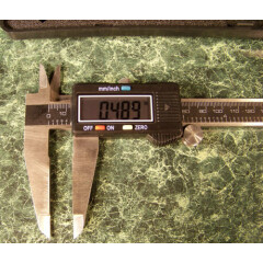12 inch ELECTRONIC DIGITAL CALIPER SAE / Metric Stainless Steel Free Case mic